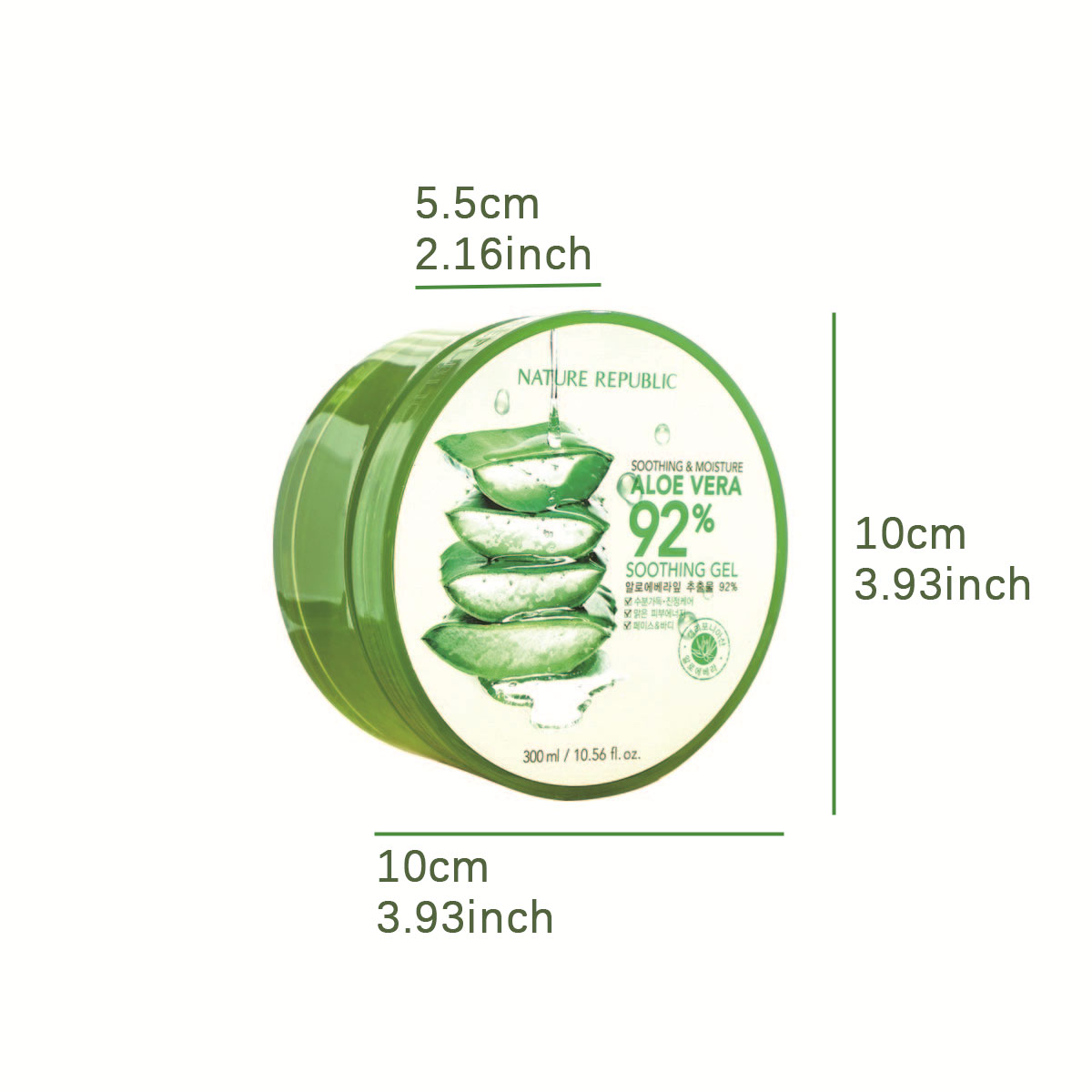 네이처 리퍼블릭 뉴 수딩 모이스처 알로에 베라 젤,베이 - Luxury Skincare Korea 리뷰 및 가격