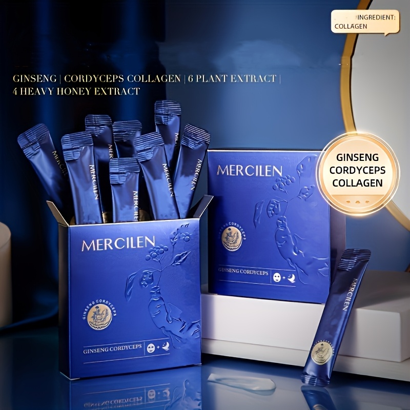 메르실렌 인삼 동충하초 콜라겐 고급 탄력 및 보습 마스 - Luxury Skincare Aesthetic 리뷰 및 가격